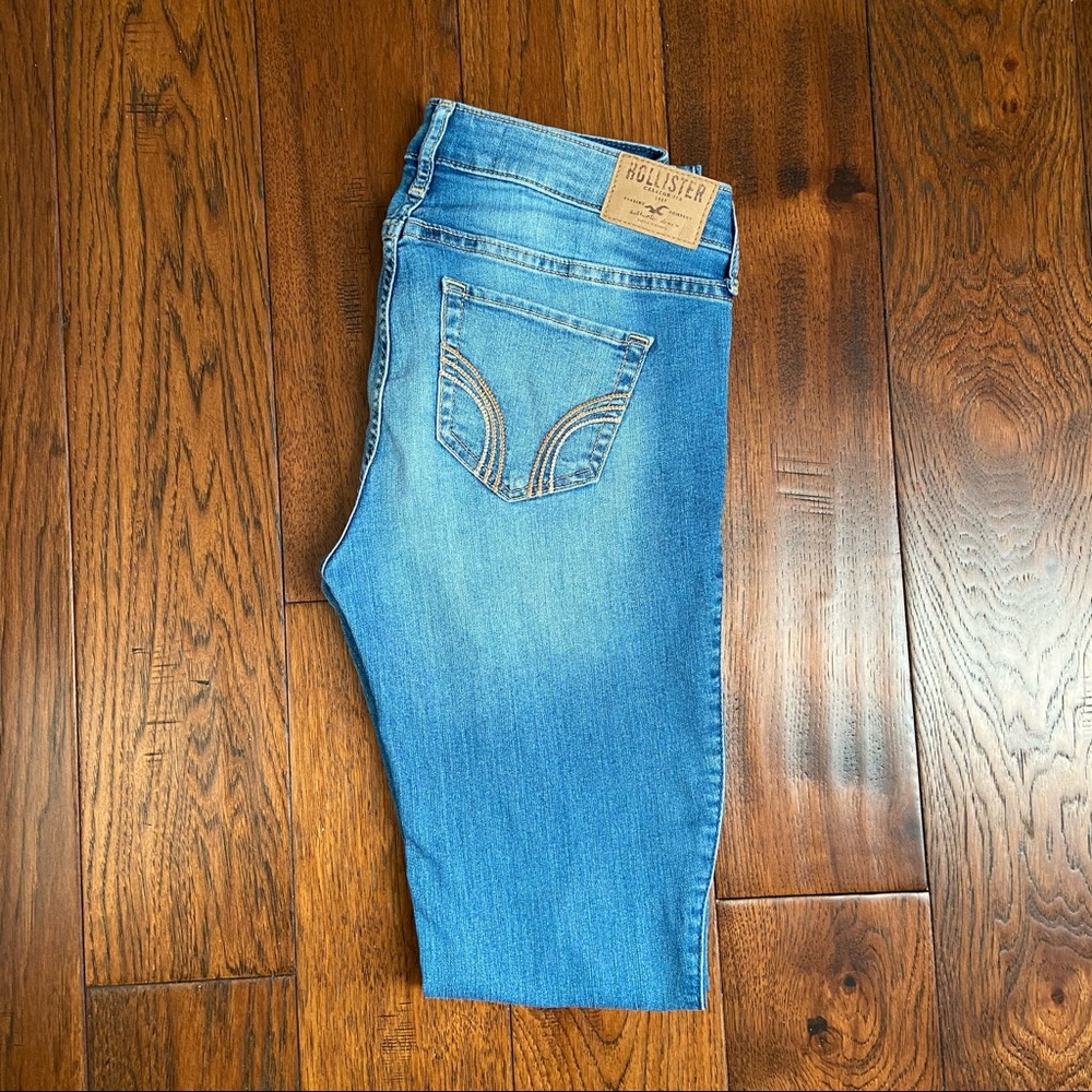 Hollister Light Blue Ripped Skinny Jeans